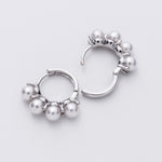 ciite' シーテ ピアス（両耳用） 4連パールフープピアス (両耳用)