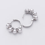 ciite' シーテ ピアス（両耳用） 4連パールフープピアス (両耳用)