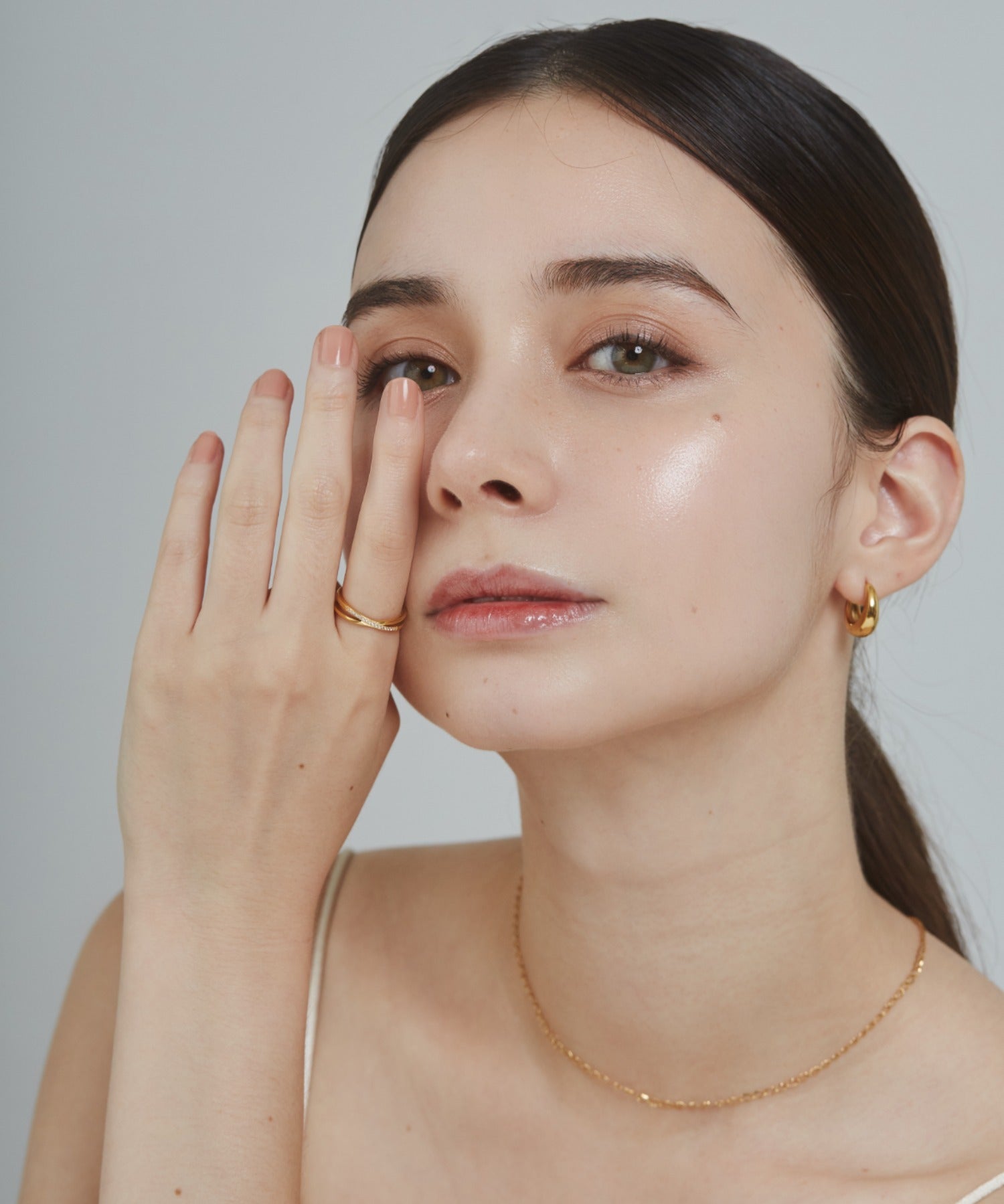 ciite' シーテ リング 【 金属アレルギー対応 】 ビジュークロスリング サージカルステンレス