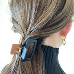 ciite' シーテ バレッタ/ヘアクリップ バイカラーコンパクトヘアクリップ