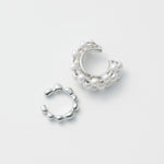 ciite' シーテ イヤーカフ パール&メタル イヤーカフセット