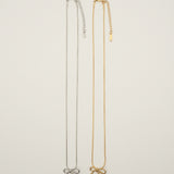 ciite' シーテ ネックレス 【 金属アレルギー対応 】 ミニリボンネックレス サージカルステンレス