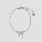 ciite' シーテ ブレスレット 【 金属アレルギー対応 】 シンプルリボン ブレスレット サージカルステンレス