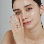 ciite' シーテ リング 【 金属アレルギー対応 】 ジルコニアデザインリング サージカルステンレス