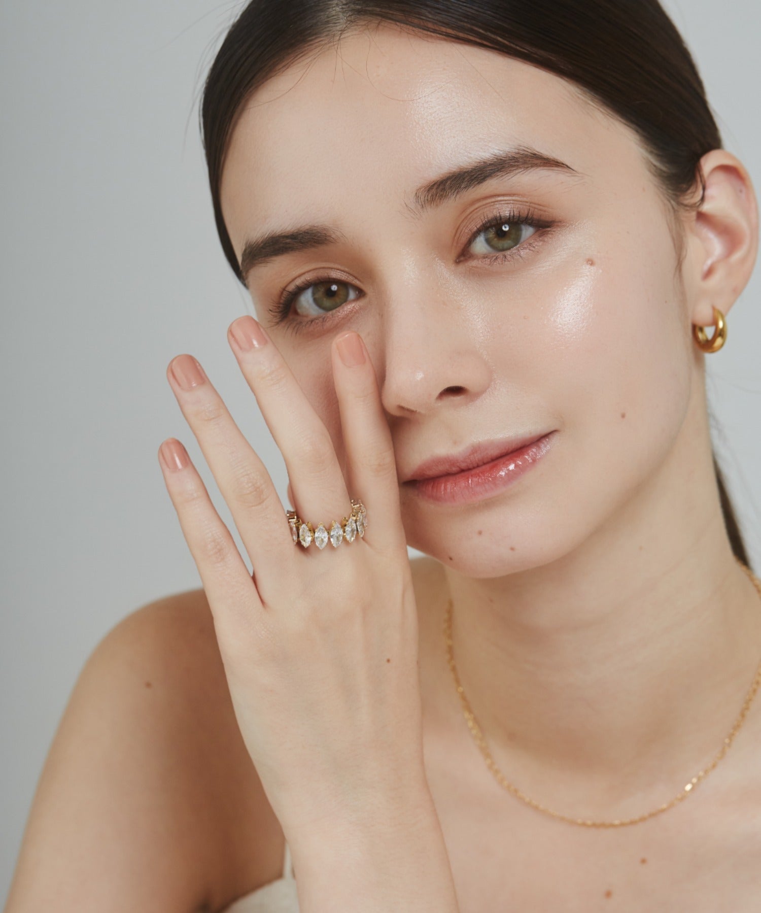 ciite' シーテ リング 【 金属アレルギー対応 】 ジルコニアデザインリング サージカルステンレス