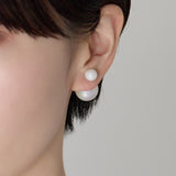ciite' シーテ ピアス（両耳用） シリコン付 ダブルボール ピアス