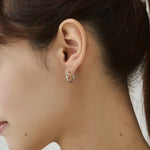 ciite' シーテ ピアス（両耳用） 【 金属アレルギー対応 】ツイスト ミニフープピアス サージカルステンレス（両耳用）