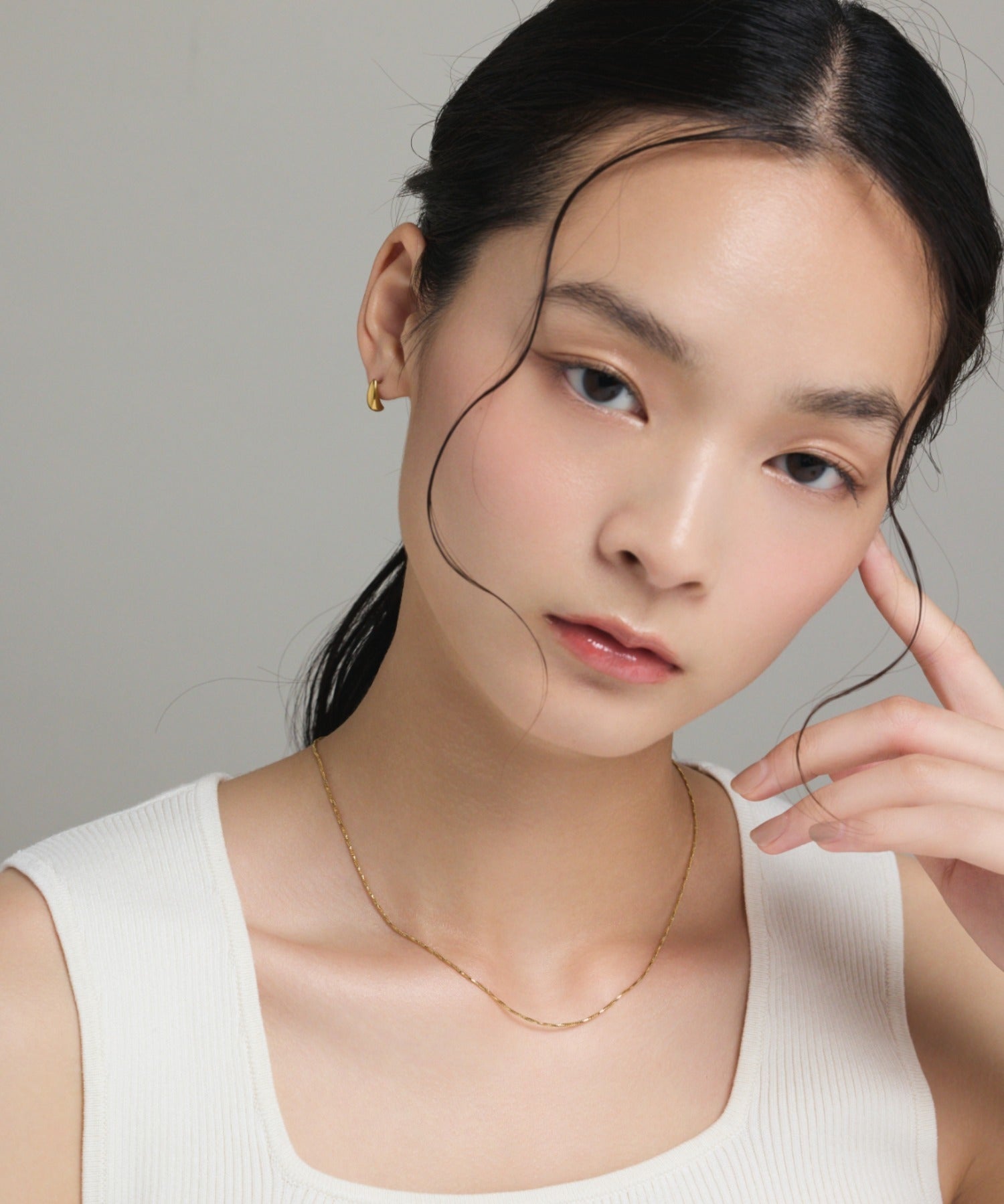 ciite' シーテ ネックレス 【 金属アレルギー対応 】 ツイストチェーンネックレス サージカルステンレス