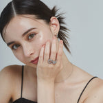 ciite' シーテ リング 【 金属アレルギー対応 】 ノットニュアンス リング サージカルステンレス