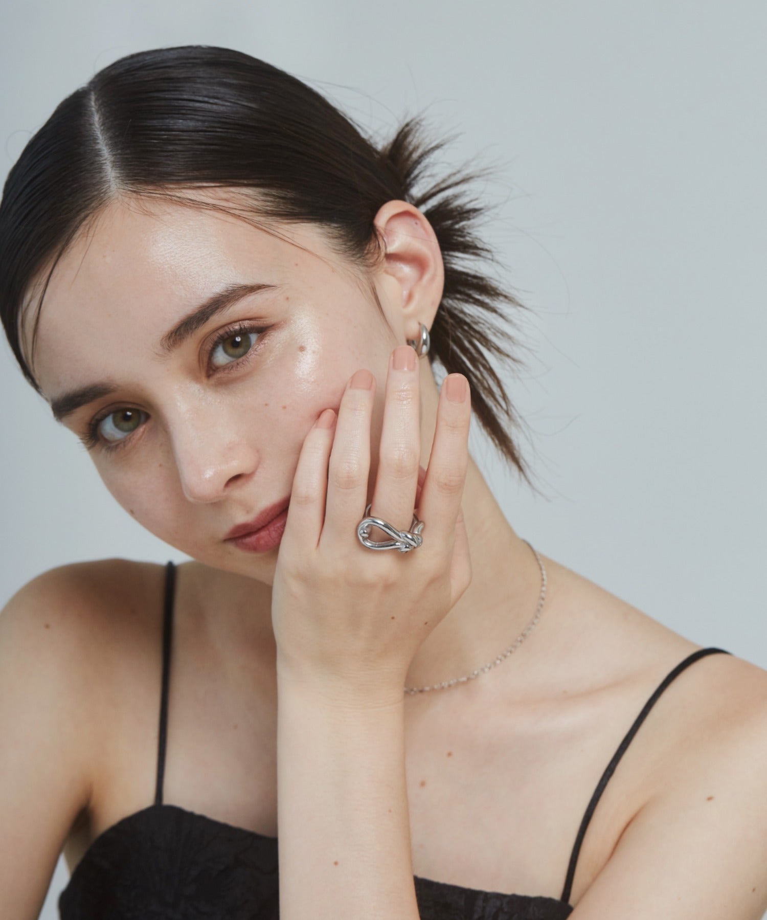 ciite' シーテ リング 【 金属アレルギー対応 】 ノットニュアンス リング サージカルステンレス