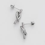 ciite' シーテ ピアス（両耳用） 【 金属アレルギー対応 】 ノットピアス サージカルステンレス (両耳用)