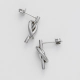 ciite' シーテ ピアス（両耳用） 【 金属アレルギー対応 】 ノットピアス サージカルステンレス (両耳用)