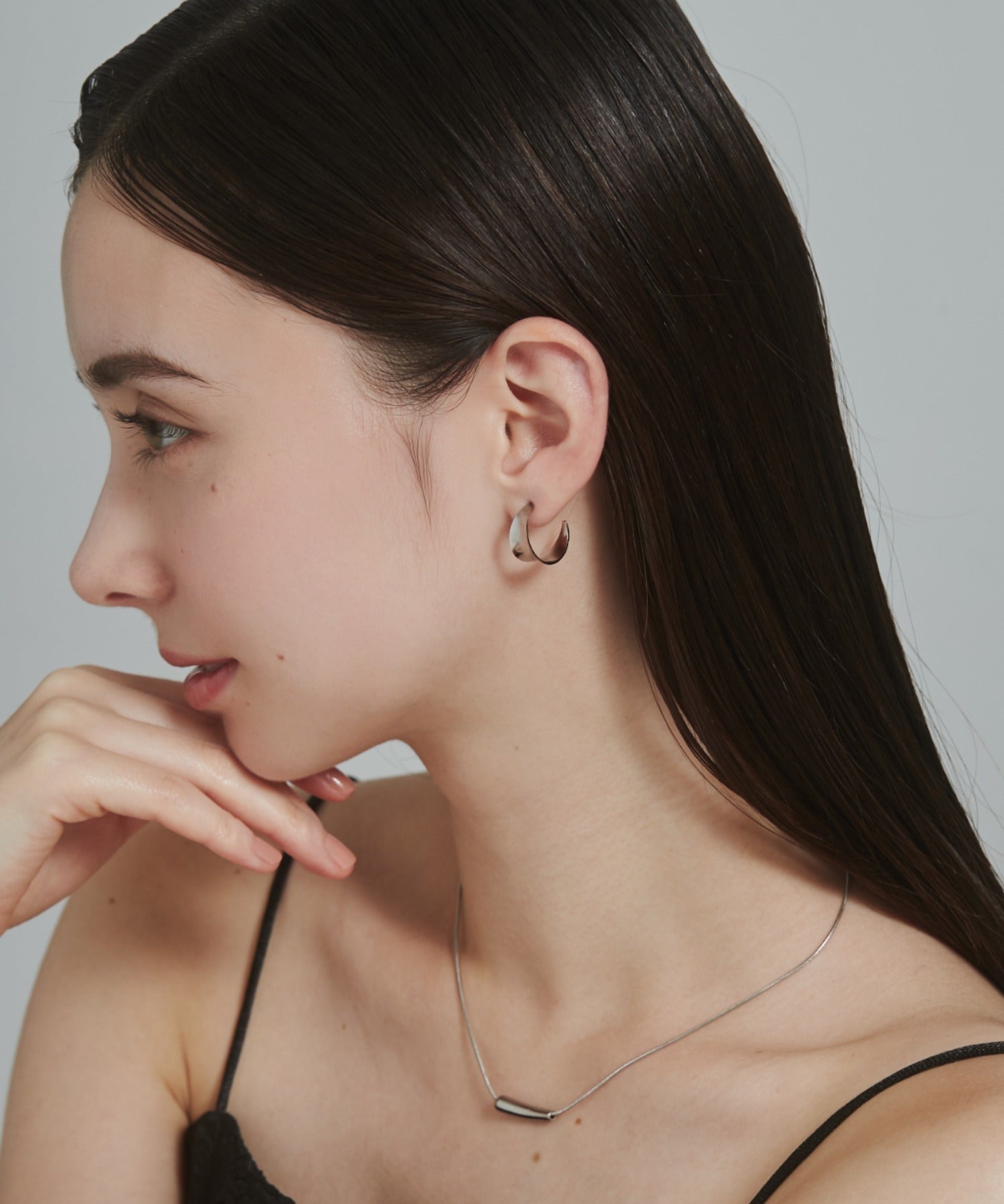 ciite' シーテ ピアス（両耳用） 【 金属アレルギー対応 】 モチーフフープピアス サージカルステンレス (両耳用)