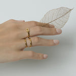 ciite' シーテ リング 【 金属アレルギー対応 】 ホースシュービジュー リング サージカルステンレス