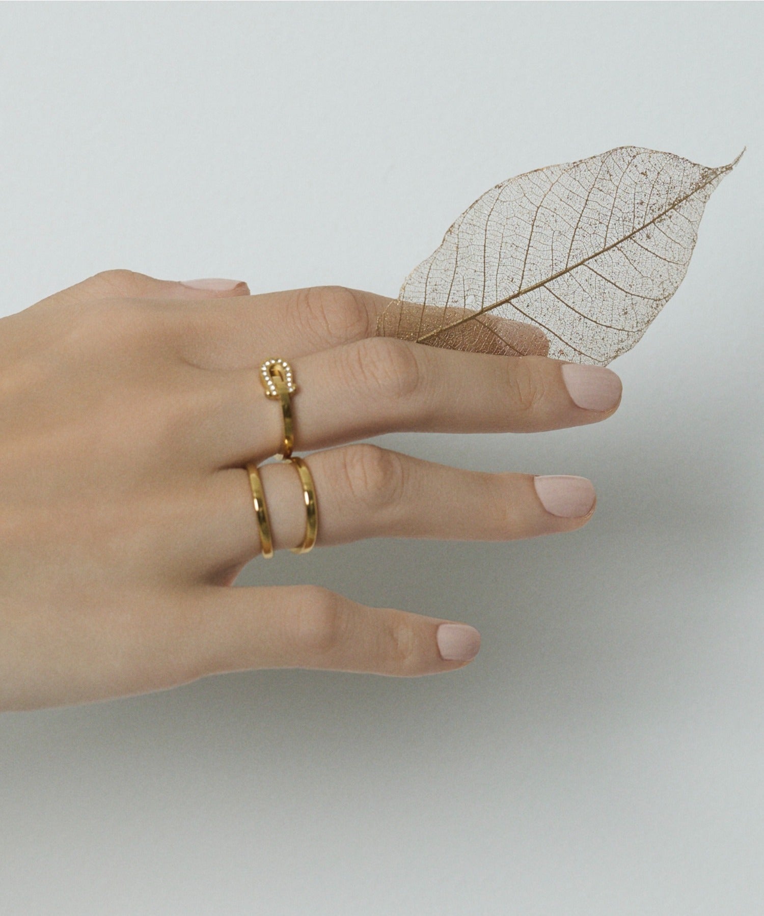 ciite' シーテ リング 【 金属アレルギー対応 】 ホースシュービジュー リング サージカルステンレス