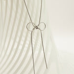 ciite' シーテ ネックレス 【 金属アレルギー対応 】 simple ribbon necklace / シンプル リボン ネックレス サージカルステンレス