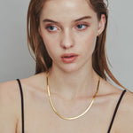 ciite' シーテ ネックレス 【 金属アレルギー対応 】 4mm スネークチェーンネックレス サージカルステンレス