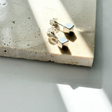 ciite' シーテ ピアス（両耳用） 【金属アレルギー対応】シンプルスクエア ピアス