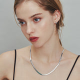 ciite' シーテ ネックレス 【 金属アレルギー対応 】 4mm スネークチェーンネックレス サージカルステンレス