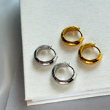 ciite' シーテ ピアス（両耳用） 【 金属アレルギー対応 】 4サイズ展開 シンプルフープピアス サージカルステンレス（両耳用）