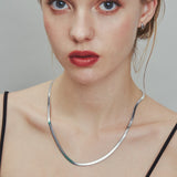 ciite' シーテ ネックレス 【 金属アレルギー対応 】 4mm スネークチェーンネックレス サージカルステンレス