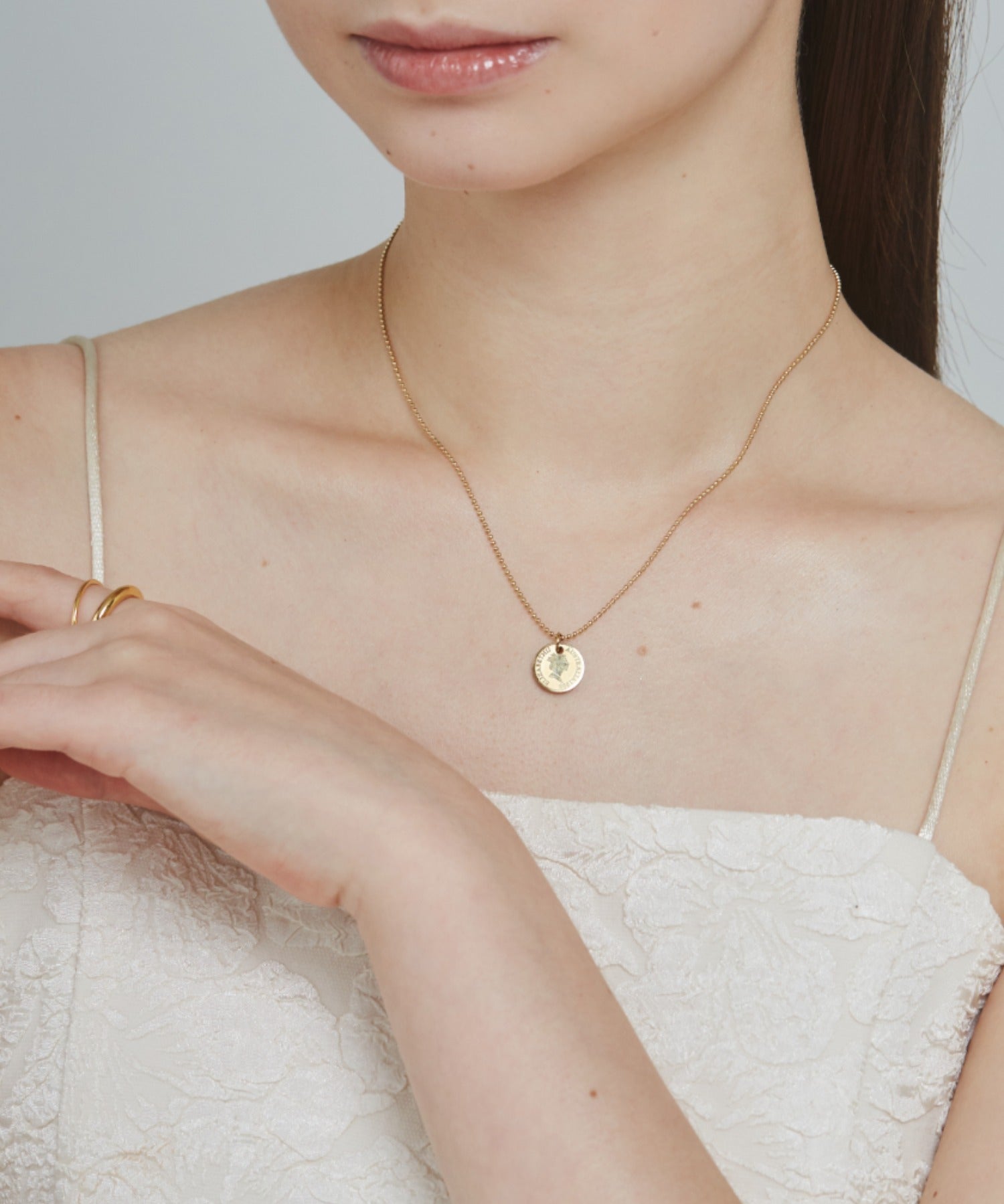 ciite' シーテ ネックレス 【 金属アレルギー対応 】 エリザベスコインネックレス サージカルステンレス