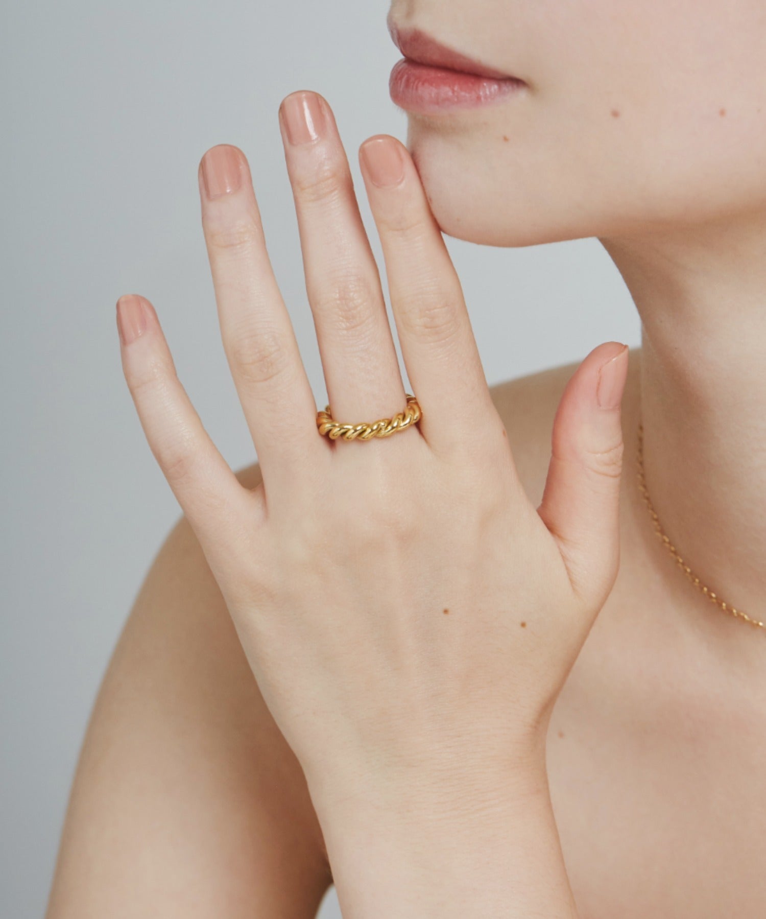 ciite' シーテ リング 【 金属アレルギー対応 】 ツイストリング サージカルステンレス