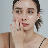 ciite' シーテ リング 【 金属アレルギー対応 】 クロスリング サージカルステンレス