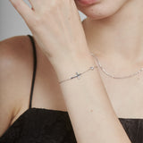 ciite' シーテ ブレスレット 【 金属アレルギー対応 】 クロスビジューブレスレット サージカルステンレス