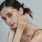 ciite' シーテ リング 【 金属アレルギー対応 】 ビジューダブルリング サージカルステンレス