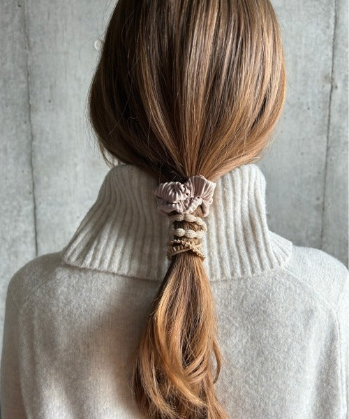 ciite' シーテ ヘアゴム チョコブラウンゴム ヘアゴムセット