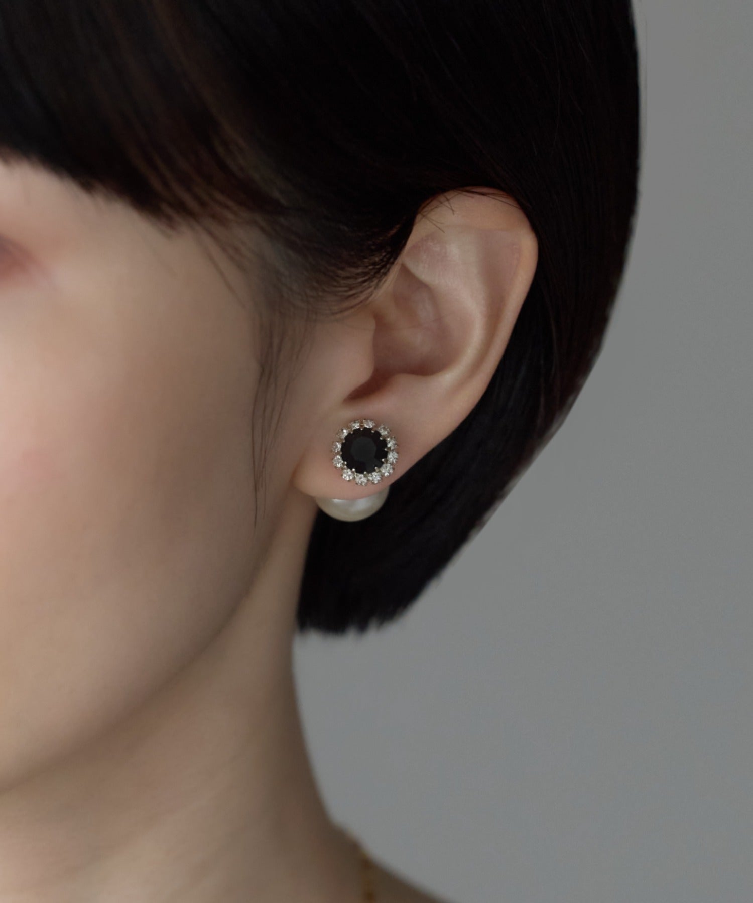ciite' シーテ ピアス（両耳用） ビジューパールピアス