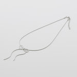 ciite' シーテ ネックレス 【 金属アレルギー対応 】 simple ribbon necklace / シンプル リボン ネックレス サージカルステンレス
