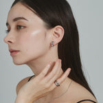 ciite' シーテ イヤリング 【 金属アレルギー対応 】 チェーンモチーフ イヤリング サージカルステンレス (両耳用)