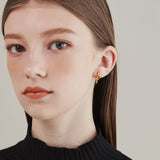 ciite' シーテ ピアス（両耳用） 【 金属アレルギー対応 】 ノットピアス サージカルステンレス (両耳用)