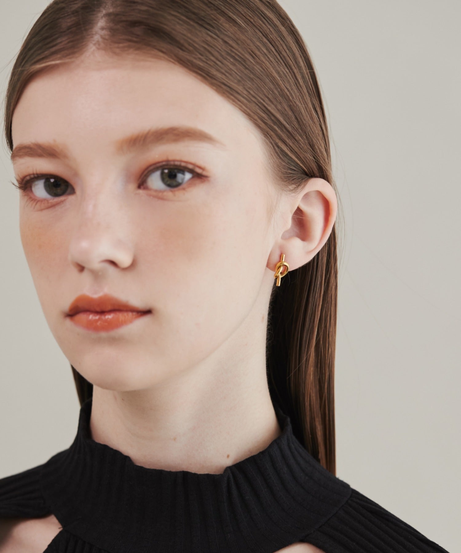 ciite' シーテ ピアス（両耳用） 【 金属アレルギー対応 】 ノットピアス サージカルステンレス (両耳用)