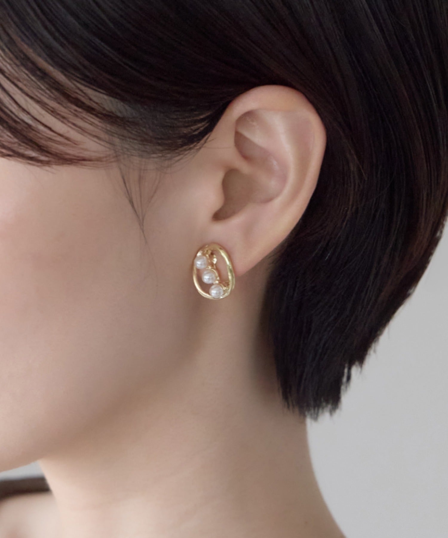 ciite' シーテ イヤリング シリコン付 デザインパール イヤリング