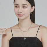 ciite' シーテ ネックレス 【 金属アレルギー対応 】 2連 エリザベス コインネックレス サージカルステンレス