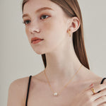 ciite' シーテ ネックレス 【 金属アレルギー対応 】 パールネックレス サージカルステンレス