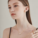 ciite' シーテ ネックレス 【 金属アレルギー対応 】 パールネックレス サージカルステンレス