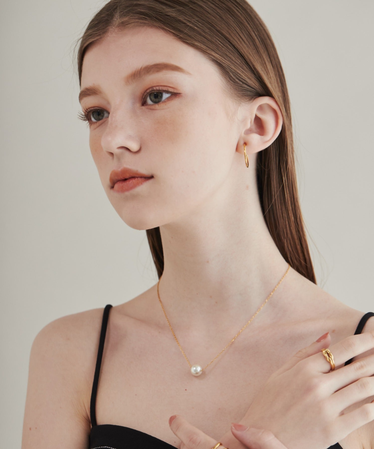 ciite' シーテ ネックレス 【 金属アレルギー対応 】 パールネックレス サージカルステンレス