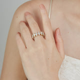 ciite' シーテ リング 【 金属アレルギー対応 】 ジルコニアデザインリング サージカルステンレス