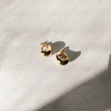 ぷっくりシンプルイヤリング  (両耳用)