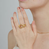 ciite' シーテ リング 【 金属アレルギー対応 】 ノットニュアンス リング サージカルステンレス