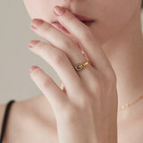 ciite' シーテ リング 【 金属アレルギー対応 】 ホースシュービジュー リング サージカルステンレス