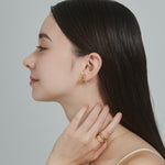 ciite' シーテ イヤリング 【 金属アレルギー対応 】 ノット イヤリング サージカルステンレス (両耳用)