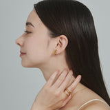 ciite' シーテ イヤリング 【 金属アレルギー対応 】 ノット イヤリング サージカルステンレス (両耳用)