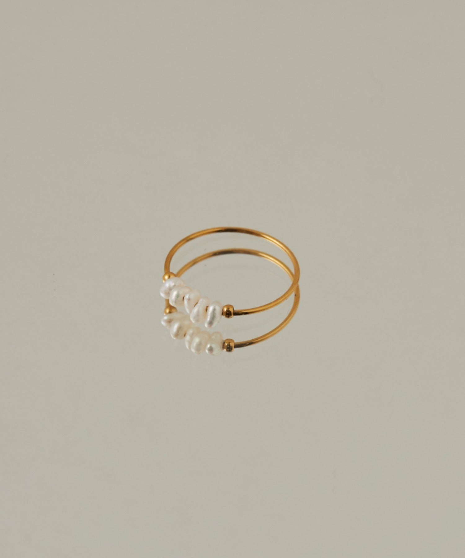 ciite' シーテ リング 【 金属アレルギー対応 】 淡水パールリング サージカルステンレス