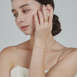 ciite' シーテ ブレスレット 【 金属アレルギー対応 】 シンプルボールチェーンブレスレット サージカルステンレス