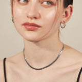 ciite' シーテ ネックレス 【 金属アレルギー対応 】 4mm スネークチェーンネックレス サージカルステンレス